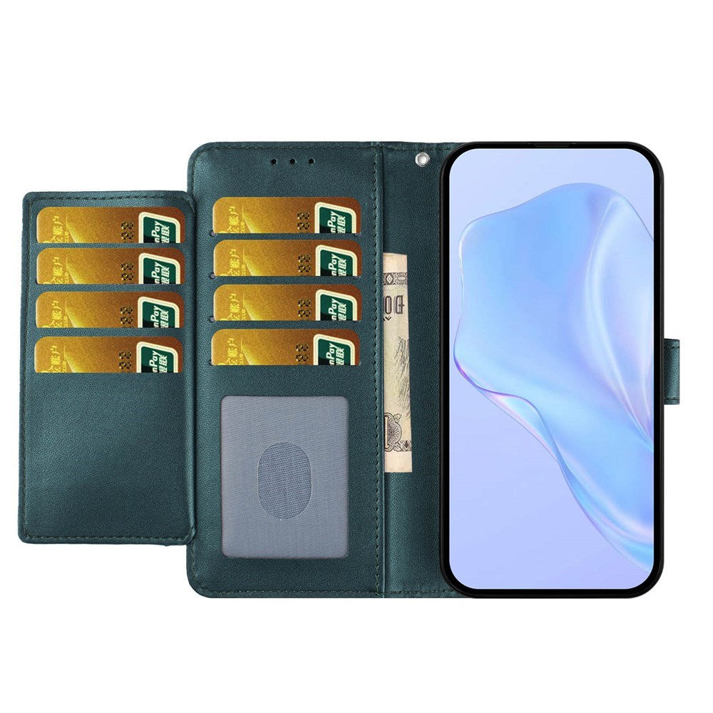 Motorola Moto G86 Power EIDERWOOD Kunstlæder Cover m. Strop & Kortholder - Grøn
