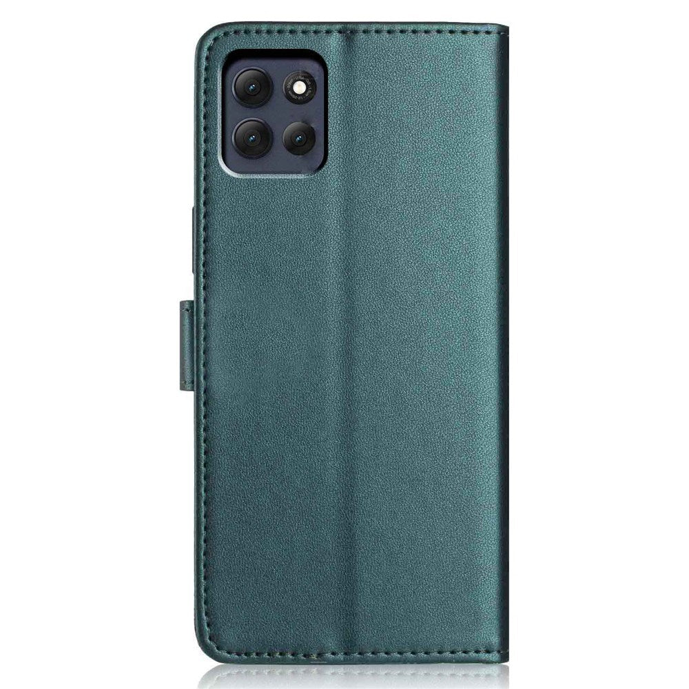 Motorola Moto G86 Power EIDERWOOD Kunstlæder Cover m. Strop & Kortholder - Grøn