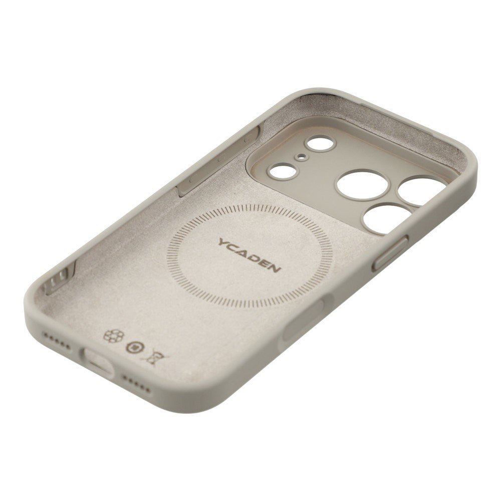 EIDERWOOD iPhone 17 Pro Max Fleksibelt Plastik Cover m. Foret Inderside - MagSafe Kompatibel - Grå