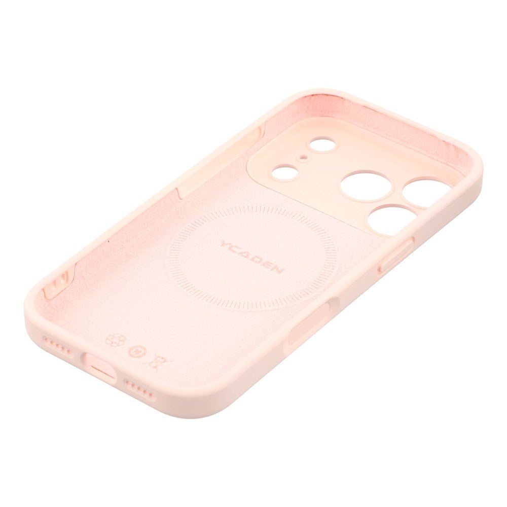 EIDERWOOD iPhone 17 Pro Max Fleksibelt Plastik Cover m. Foret Inderside - MagSafe Kompatibel - Lyserød