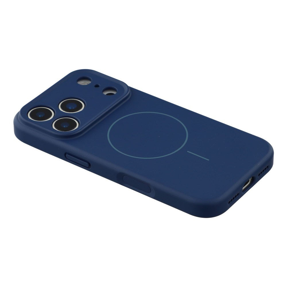 EIDERWOOD iPhone 17 Pro Max Fleksibelt Plastik Cover m. Foret Inderside - MagSafe Kompatibel - Mørkeblå