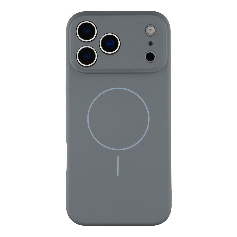 EIDERWOOD iPhone 17 Pro Max Fleksibelt Plastik Cover m. Foret Inderside - MagSafe Kompatibel - Mørkegrå