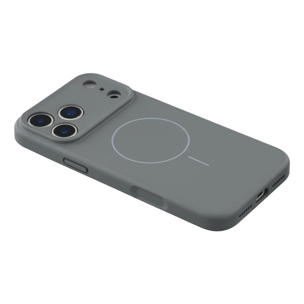EIDERWOOD iPhone 17 Pro Max Fleksibelt Plastik Cover m. Foret Inderside - MagSafe Kompatibel - Mørkegrå