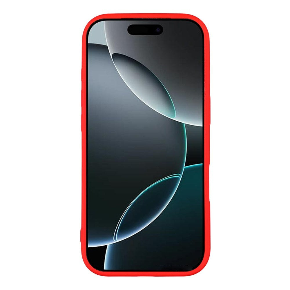 EIDERWOOD iPhone 17 Pro Max Fleksibelt Plastik Cover m. Foret Inderside - MagSafe Kompatibel - Rød