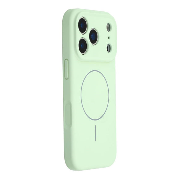 EIDERWOOD iPhone 17 Pro Fleksibelt Plastik Cover m. Foret Inderside - MagSafe Kompatibel - Mintgrøn