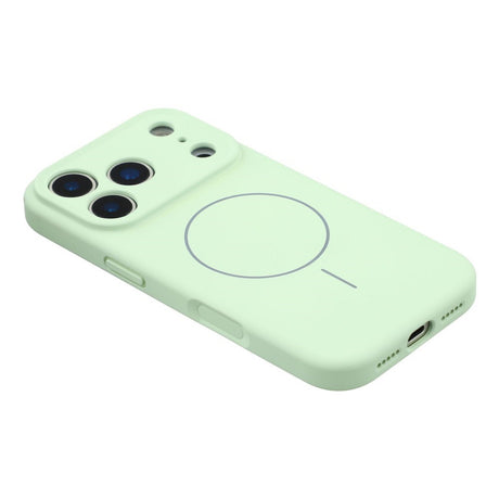 EIDERWOOD iPhone 17 Pro Fleksibelt Plastik Cover m. Foret Inderside - MagSafe Kompatibel - Mintgrøn