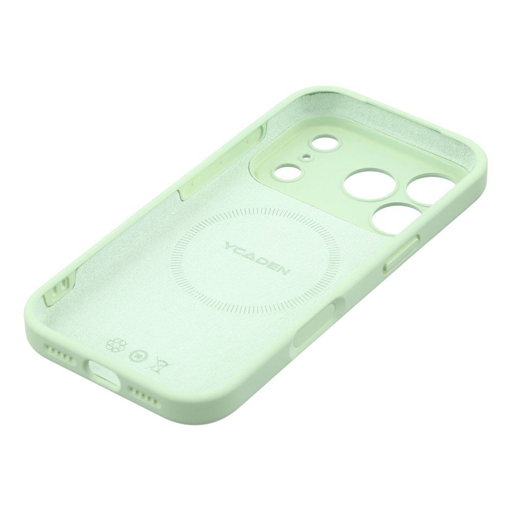 EIDERWOOD iPhone 17 Pro Fleksibelt Plastik Cover m. Foret Inderside - MagSafe Kompatibel - Mintgrøn