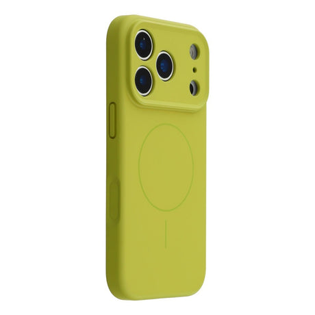 EIDERWOOD iPhone 17 Pro Fleksibelt Plastik Cover m. Foret Inderside - MagSafe Kompatibel - Grøn