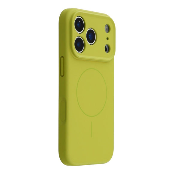 EIDERWOOD iPhone 17 Pro Fleksibelt Plastik Cover m. Foret Inderside - MagSafe Kompatibel - Grøn