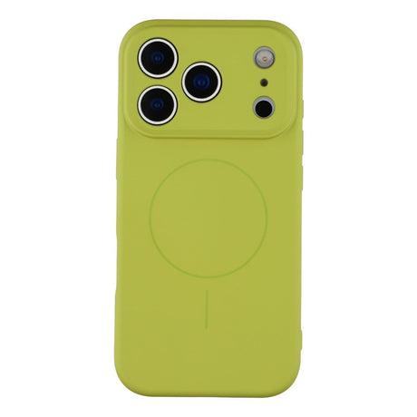 EIDERWOOD iPhone 17 Pro Fleksibelt Plastik Cover m. Foret Inderside - MagSafe Kompatibel - Grøn
