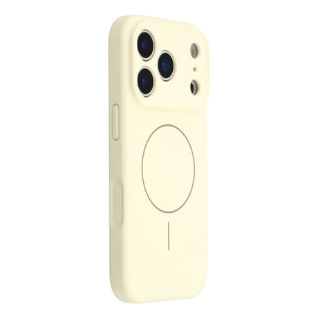 EIDERWOOD iPhone 17 Pro Fleksibelt Plastik Cover m. Foret Inderside - MagSafe Kompatibel - Beige