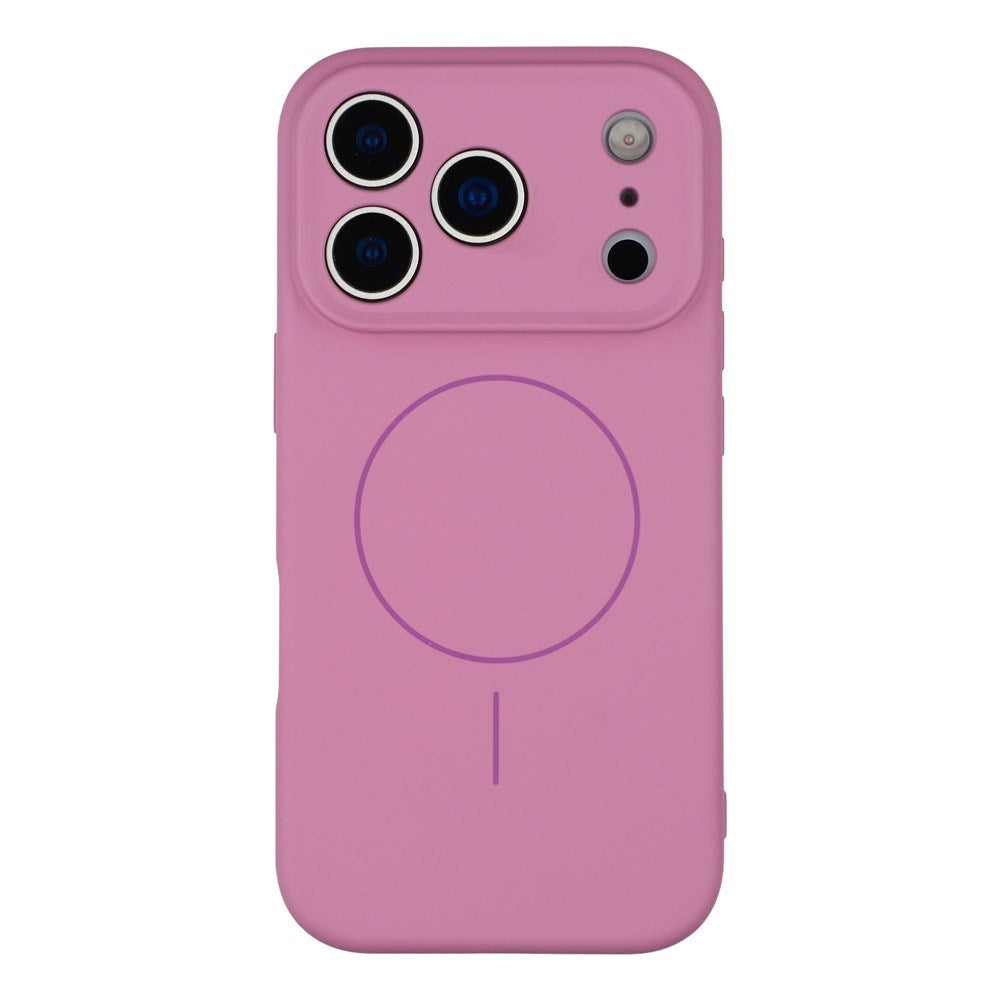 EIDERWOOD iPhone 17 Pro Fleksibelt Plastik Cover m. Foret Inderside - MagSafe Kompatibel - Lilla
