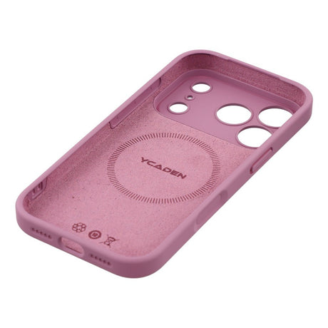EIDERWOOD iPhone 17 Pro Fleksibelt Plastik Cover m. Foret Inderside - MagSafe Kompatibel - Lilla