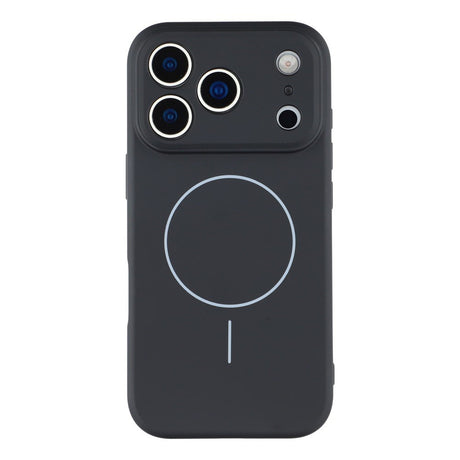 EIDERWOOD iPhone 17 Pro Fleksibelt Plastik Cover m. Foret Inderside - MagSafe Kompatibel - Sort