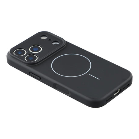 EIDERWOOD iPhone 17 Pro Fleksibelt Plastik Cover m. Foret Inderside - MagSafe Kompatibel - Sort