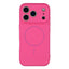 EIDERWOOD iPhone 17 Pro Fleksibelt Plastik Cover m. Foret Inderside - MagSafe Kompatibel - Pink