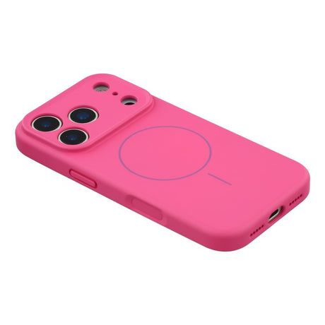 EIDERWOOD iPhone 17 Pro Fleksibelt Plastik Cover m. Foret Inderside - MagSafe Kompatibel - Pink