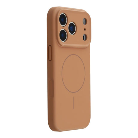 EIDERWOOD iPhone 17 Pro Fleksibelt Plastik Cover m. Foret Inderside - MagSafe Kompatibel - Brun