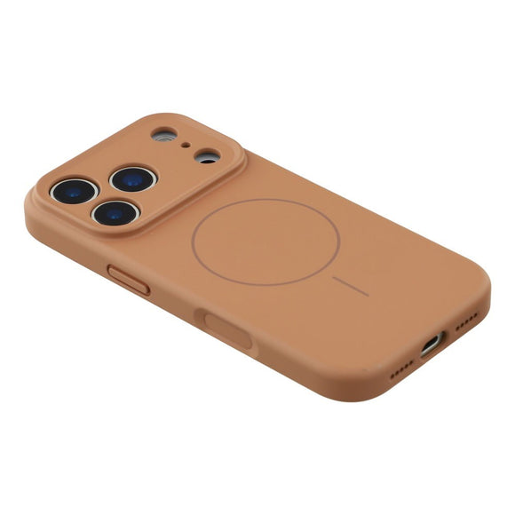 EIDERWOOD iPhone 17 Pro Fleksibelt Plastik Cover m. Foret Inderside - MagSafe Kompatibel - Brun