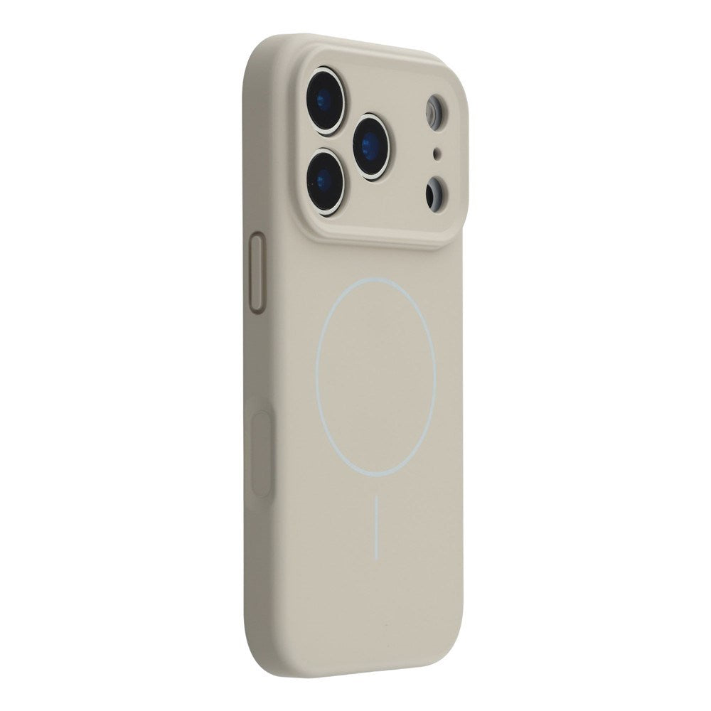 EIDERWOOD iPhone 17 Pro Fleksibelt Plastik Cover m. Foret Inderside - MagSafe Kompatibel - Grå