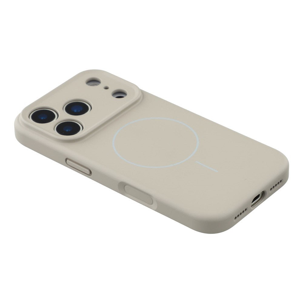 EIDERWOOD iPhone 17 Pro Fleksibelt Plastik Cover m. Foret Inderside - MagSafe Kompatibel - Grå