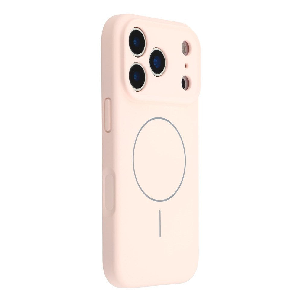 EIDERWOOD iPhone 17 Pro Fleksibelt Plastik Cover m. Foret Inderside - MagSafe Kompatibel - Lyserød
