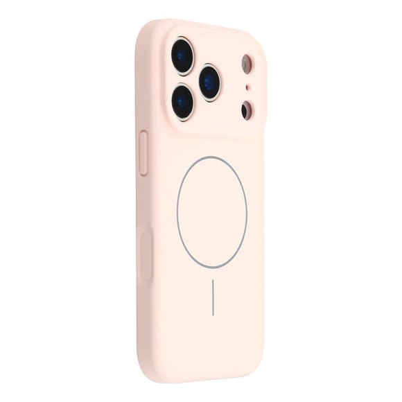 EIDERWOOD iPhone 17 Pro Fleksibelt Plastik Cover m. Foret Inderside - MagSafe Kompatibel - Lyserød