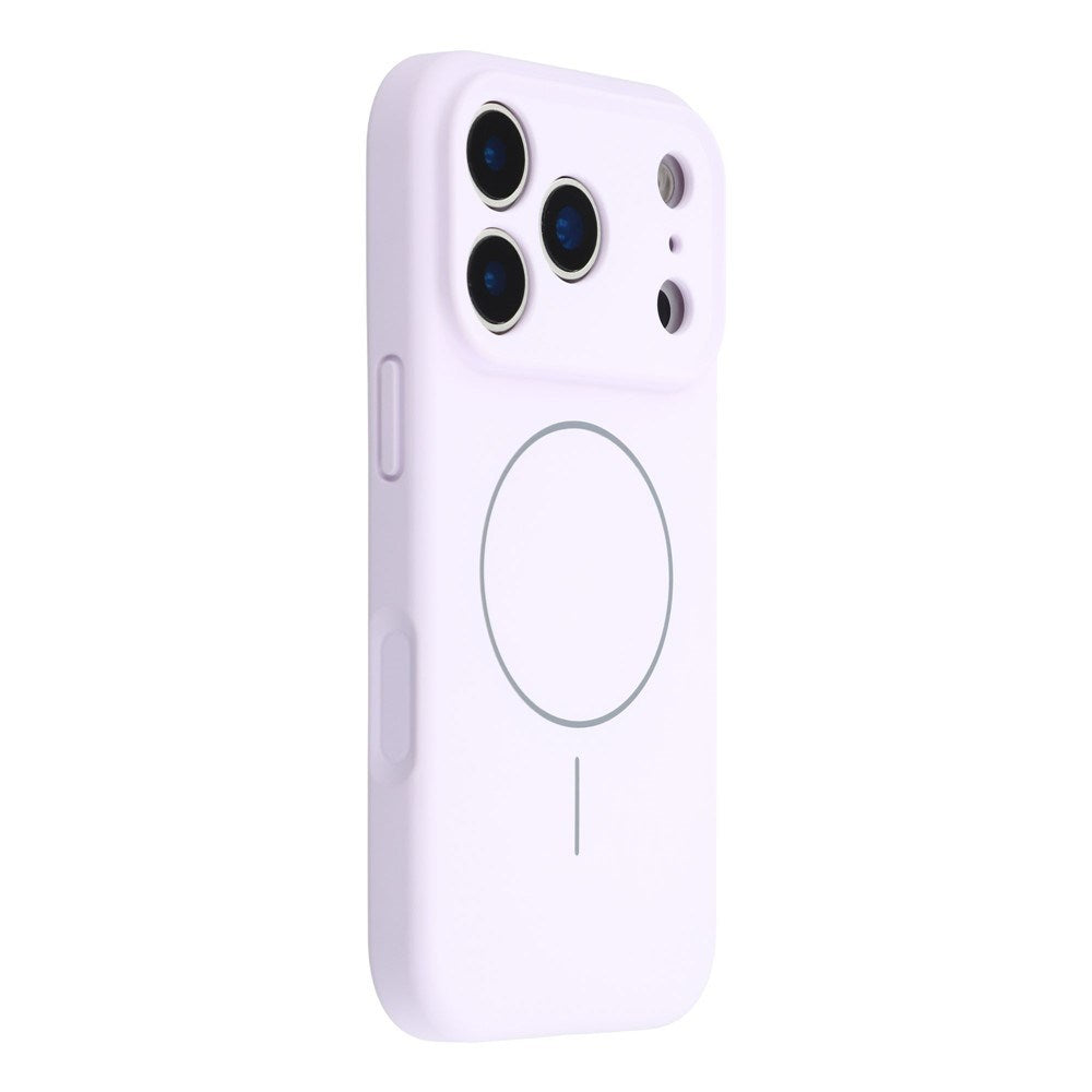 EIDERWOOD iPhone 17 Pro Fleksibelt Plastik Cover m. Foret Inderside - MagSafe Kompatibel - Lys Lilla