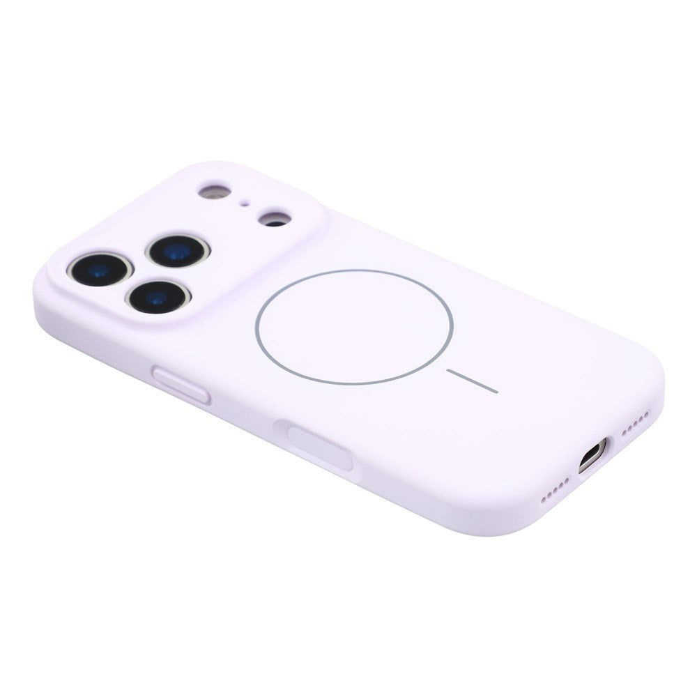 EIDERWOOD iPhone 17 Pro Fleksibelt Plastik Cover m. Foret Inderside - MagSafe Kompatibel - Lys Lilla