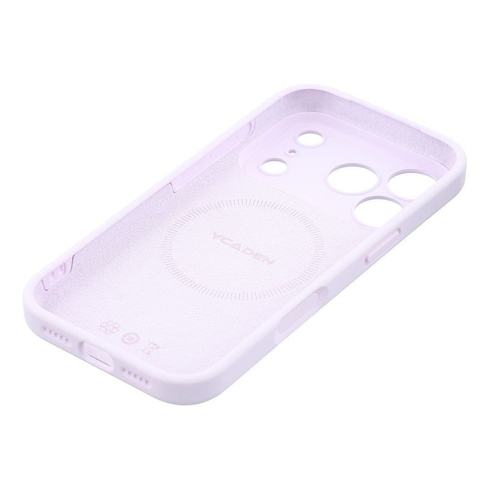 EIDERWOOD iPhone 17 Pro Fleksibelt Plastik Cover m. Foret Inderside - MagSafe Kompatibel - Lys Lilla