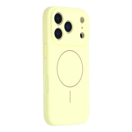 EIDERWOOD iPhone 17 Pro Fleksibelt Plastik Cover m. Foret Inderside - MagSafe Kompatibel - Gul