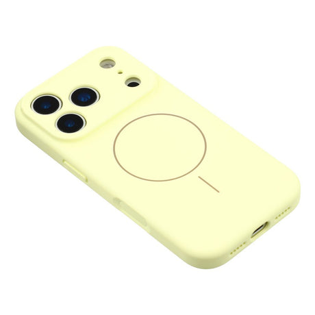 EIDERWOOD iPhone 17 Pro Fleksibelt Plastik Cover m. Foret Inderside - MagSafe Kompatibel - Gul