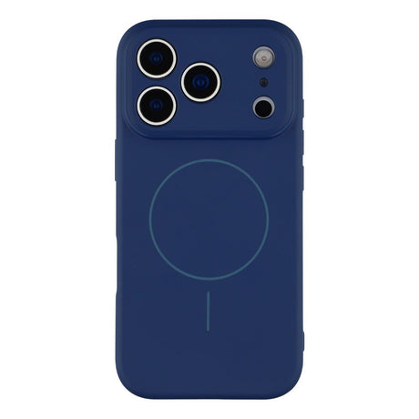 EIDERWOOD iPhone 17 Pro Fleksibelt Plastik Cover m. Foret Inderside - MagSafe Kompatibel - Mørkeblå
