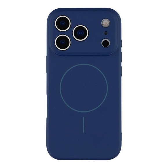 EIDERWOOD iPhone 17 Pro Fleksibelt Plastik Cover m. Foret Inderside - MagSafe Kompatibel - Mørkeblå