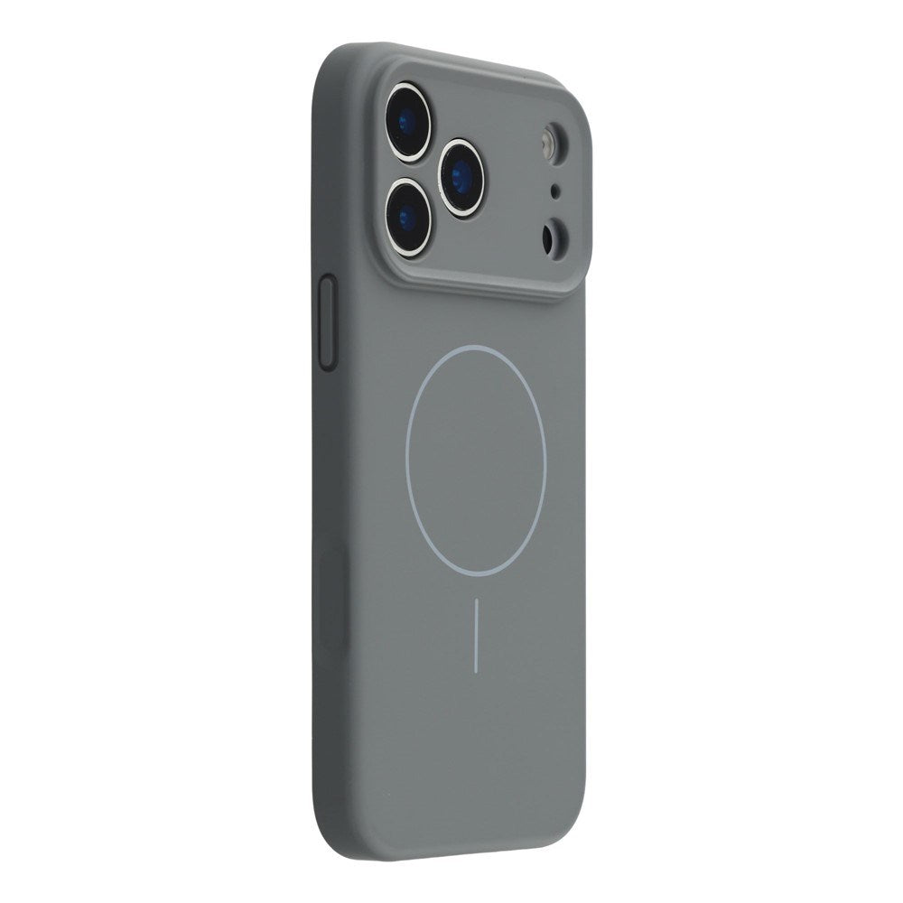 EIDERWOOD iPhone 17 Pro Fleksibelt Plastik Cover m. Foret Inderside - MagSafe Kompatibel - Mørkegrå
