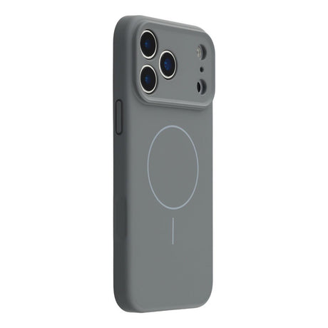 EIDERWOOD iPhone 17 Pro Fleksibelt Plastik Cover m. Foret Inderside - MagSafe Kompatibel - Mørkegrå