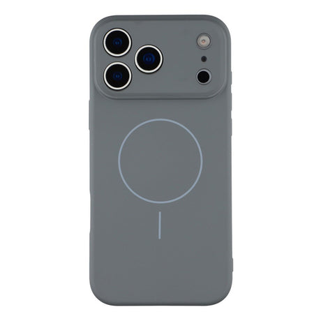 EIDERWOOD iPhone 17 Pro Fleksibelt Plastik Cover m. Foret Inderside - MagSafe Kompatibel - Mørkegrå