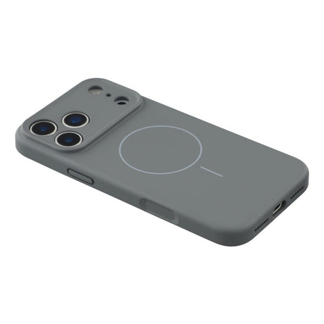 EIDERWOOD iPhone 17 Pro Fleksibelt Plastik Cover m. Foret Inderside - MagSafe Kompatibel - Mørkegrå