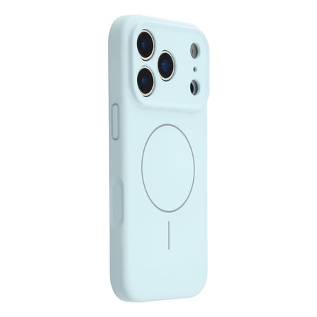 EIDERWOOD iPhone 17 Pro Fleksibelt Plastik Cover m. Foret Inderside - MagSafe Kompatibel - Lyseblå