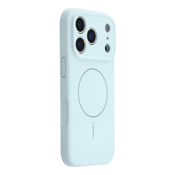 EIDERWOOD iPhone 17 Pro Fleksibelt Plastik Cover m. Foret Inderside - MagSafe Kompatibel - Lyseblå