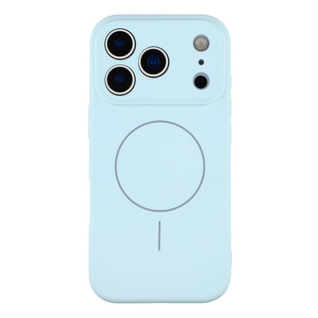 EIDERWOOD iPhone 17 Pro Fleksibelt Plastik Cover m. Foret Inderside - MagSafe Kompatibel - Lyseblå