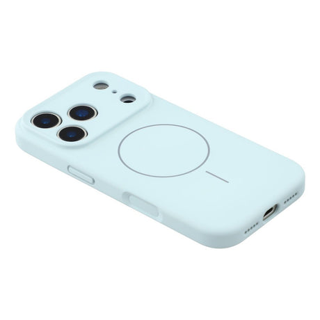 EIDERWOOD iPhone 17 Pro Fleksibelt Plastik Cover m. Foret Inderside - MagSafe Kompatibel - Lyseblå