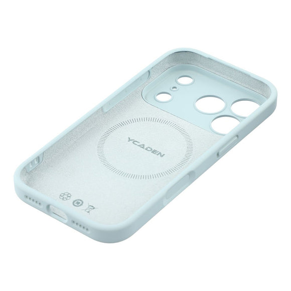 EIDERWOOD iPhone 17 Pro Fleksibelt Plastik Cover m. Foret Inderside - MagSafe Kompatibel - Lyseblå