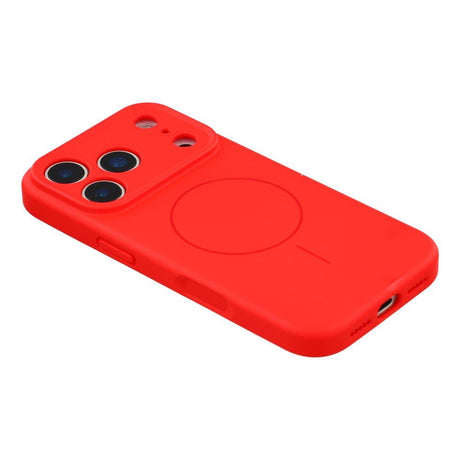 EIDERWOOD iPhone 17 Pro Fleksibelt Plastik Cover m. Foret Inderside - MagSafe Kompatibel - Rød