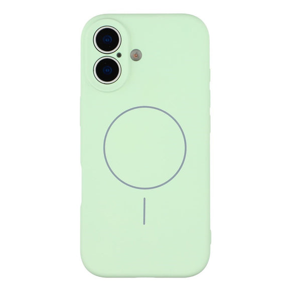 EIDERWOOD iPhone 17 Fleksibelt Plastik Cover m. Foret Inderside - MagSafe Kompatibel - Mintgrøn