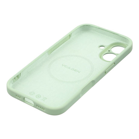 EIDERWOOD iPhone 17 Fleksibelt Plastik Cover m. Foret Inderside - MagSafe Kompatibel - Mintgrøn