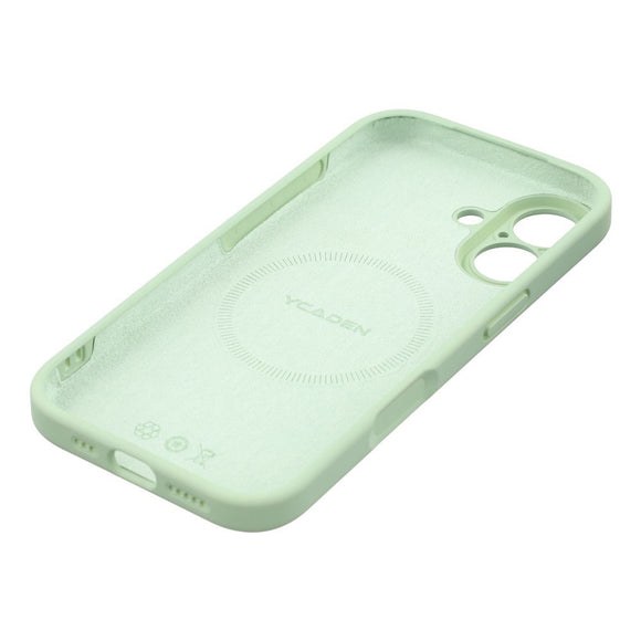 EIDERWOOD iPhone 17 Fleksibelt Plastik Cover m. Foret Inderside - MagSafe Kompatibel - Mintgrøn