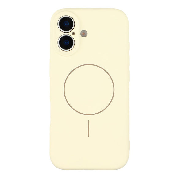 EIDERWOOD iPhone 17 Fleksibelt Plastik Cover m. Foret Inderside - MagSafe Kompatibel - Hvid