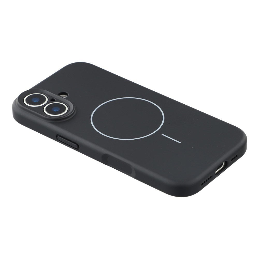 EIDERWOOD iPhone 17 Fleksibelt Plastik Cover m. Foret Inderside - MagSafe Kompatibel - Sort