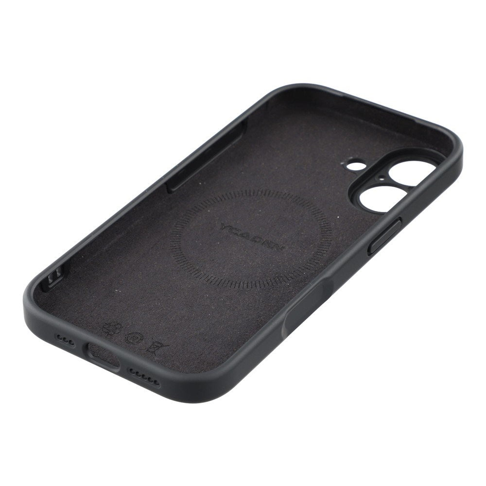 EIDERWOOD iPhone 17 Fleksibelt Plastik Cover m. Foret Inderside - MagSafe Kompatibel - Sort